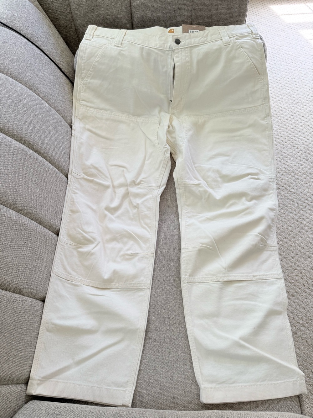 NWT Carhartt Rugged Flex Work Pants 40x30 Natural